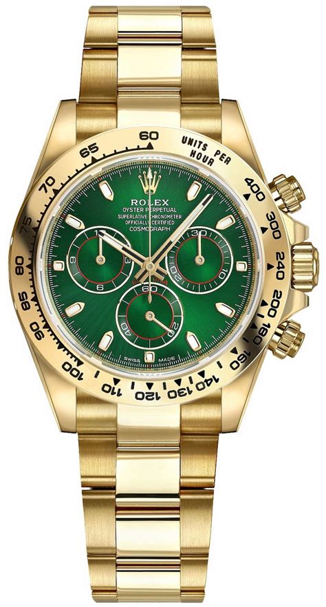 rolex daytona quadrante verde oro|Rolex Daytona 116508 .